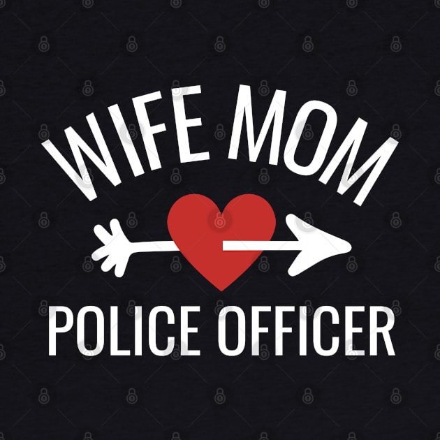 Wife Mom Police Officer Gift Idea by divinoro trendy boutique